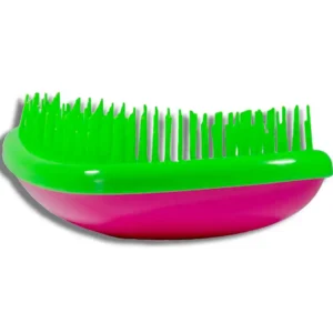 Brosse demelante fuchsia lime_2567. Bienvenue sur DIAYTAR SENEGAL - Où Chaque Détail compte. Plongez dans notre univers et choisissez des produits qui ajoutent de l'éclat et de la joie à votre quotidien.