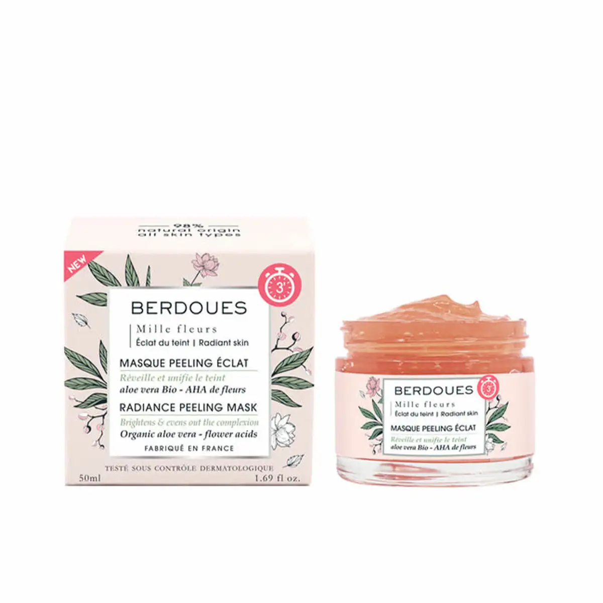 Masque facial berdoues mille fleurs peeling 50 ml_2260. Entrez dans l'Univers de DIAYTAR SENEGAL - Où le Choix Rencontre l'Authenticité. Explorez nos rayons virtuels et trouvez des produits qui incarnent la richesse de notre culture.