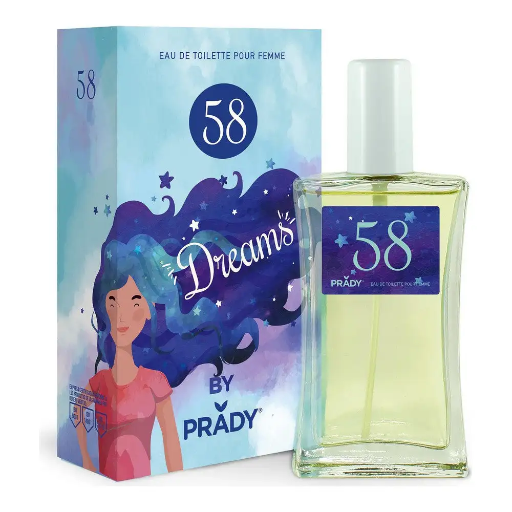 Parfum femme dreams 58 prady parfums edt 100 ml_7369. DIAYTAR SENEGAL - Votre Passage vers l'Exceptionnel. Explorez notre boutique en ligne, où chaque produit est choisi avec soin pour offrir une expérience de shopping inoubliable.