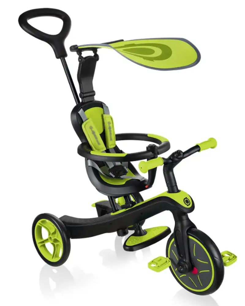 Tricycle globber explorer 4 en 1 vert citron 10m 5ans_8049. DIAYTAR SENEGAL - Où Chaque Achat Raconte une Histoire. Explorez notre boutique en ligne et créez votre propre narration à travers notre diversité de produits, chacun portant une signification unique.