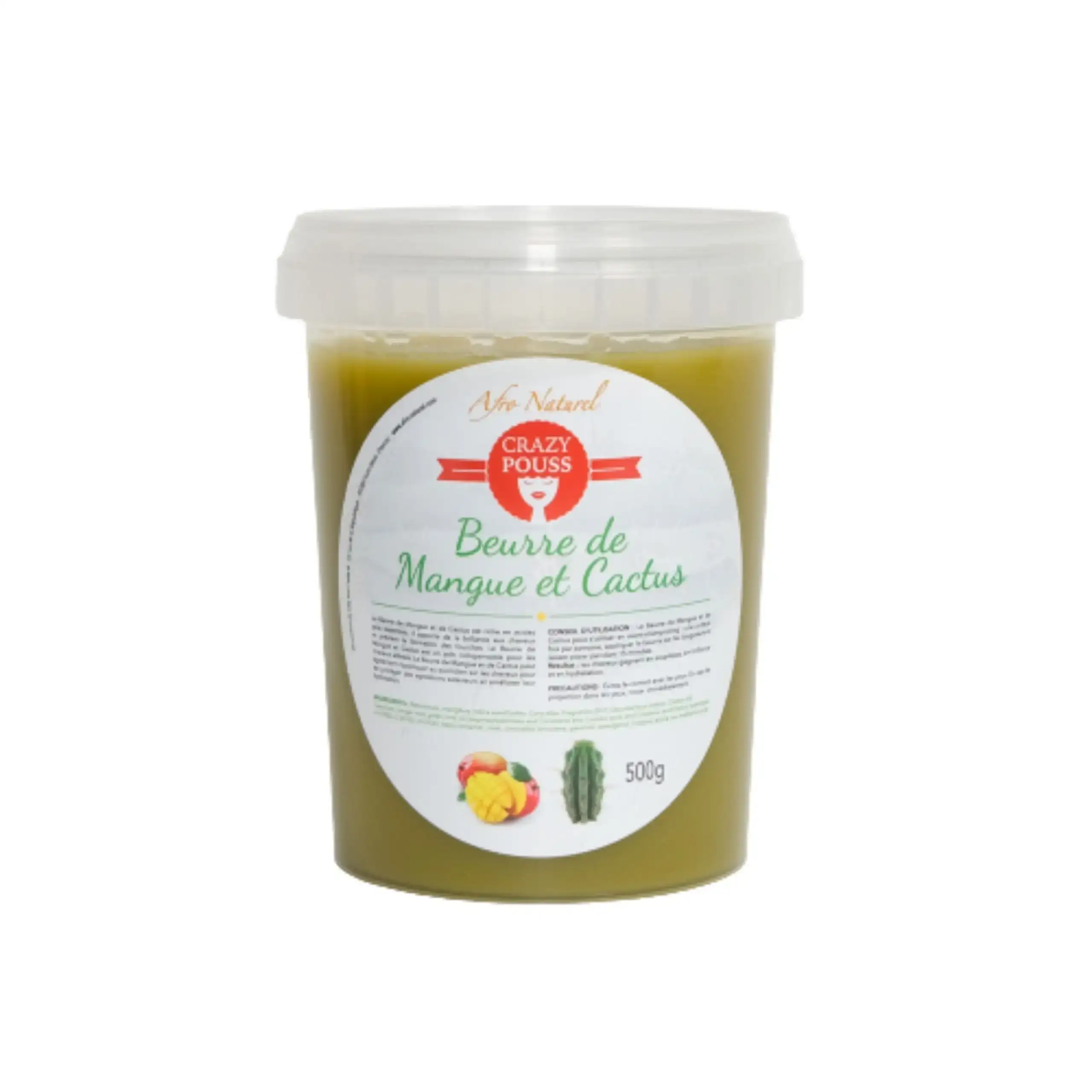 Crazy pouss beurre de mangue et cactus 500g_3995. DIAYTAR SENEGAL - Là où Choisir est un Acte d'Amour pour le Sénégal. Explorez notre gamme et choisissez des produits qui célèbrent la culture et l'artisanat du pays.