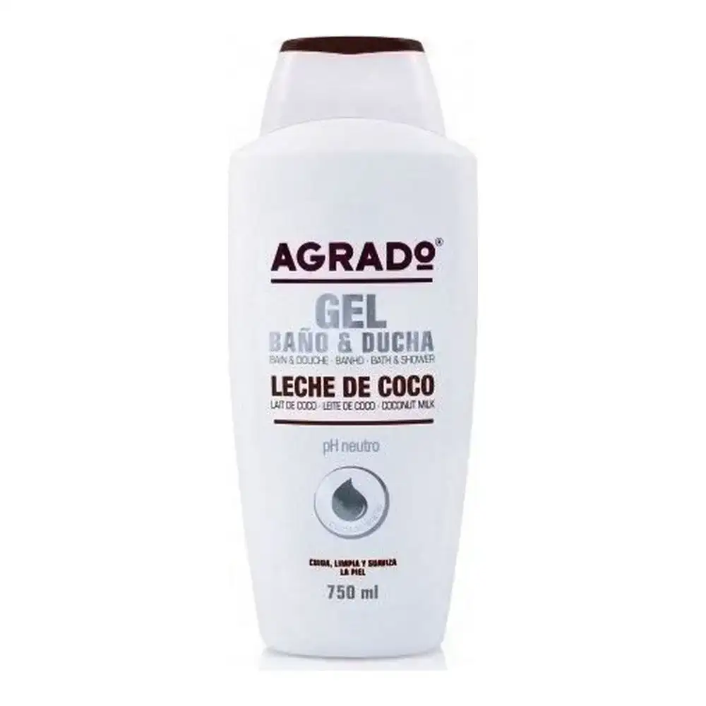 Gel de douche leche de coco agrado 750 ml_7237. DIAYTAR SENEGAL - Là où le Shopping devient une Fête des Sens. Plongez dans notre univers et choisissez des produits qui éveillent votre goût pour l'esthétique et l'authenticité.