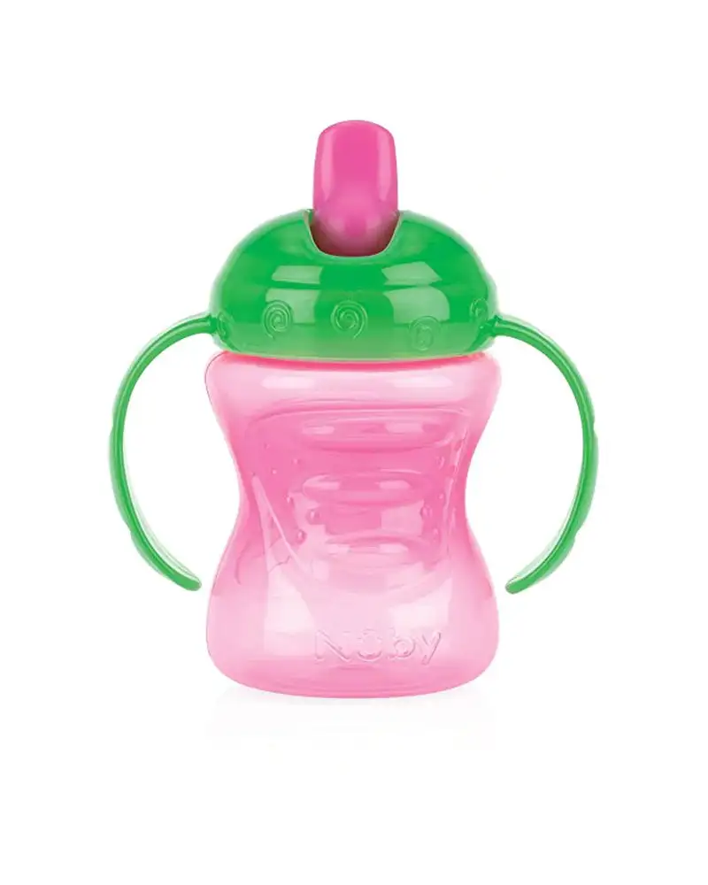 Gourde a bec nuby grip n sip 240ml 9m rose_6948. DIAYTAR SENEGAL - Où Choisir Devient une Découverte. Explorez notre boutique en ligne et trouvez des articles qui vous surprennent et vous ravissent à chaque clic.