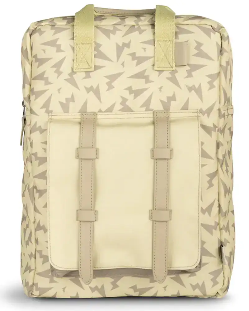 Grand sac a dos jaune_8255. DIAYTAR SENEGAL - Votre Destination de Shopping Authentique au Sénégal. Plongez dans notre boutique en ligne pour découvrir des produits qui célèbrent la riche culture et l'artisanat du pays.