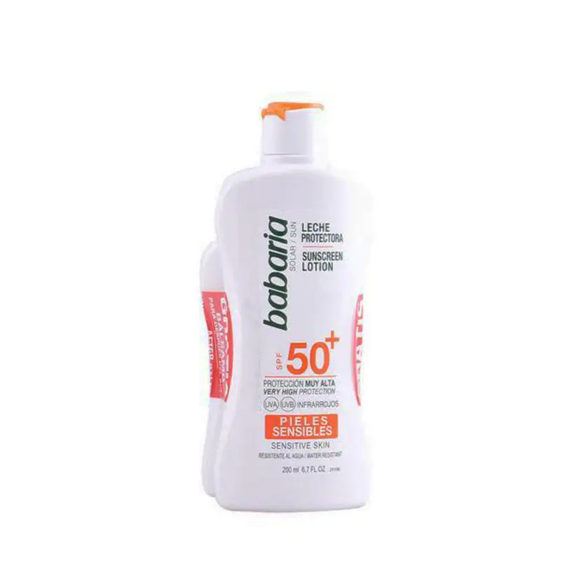 Kit de protection solaire babaria 2 pcs spf 50plus 50plus_1847. DIAYTAR SENEGAL - Là où Chaque Produit est une Trouvaille Unique. Découvrez notre boutique en ligne et trouvez des articles qui vous distinguent par leur originalité.