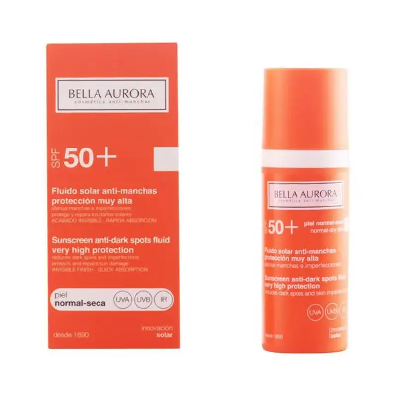 Lait solaire anti taches bella aurora peau normale peau seche spf 50plus 50 ml_7858. DIAYTAR SENEGAL - L'Art de Choisir, l'Art de S'émerveiller. Explorez notre gamme de produits et laissez-vous émerveiller par des créations authentiques et des designs modernes.