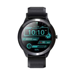 Montre connectée LEOTEC Wave Noir IPS 200 mAh Bluetooth 5.0 1,28". Boutique de cosmétiques au Sénégal