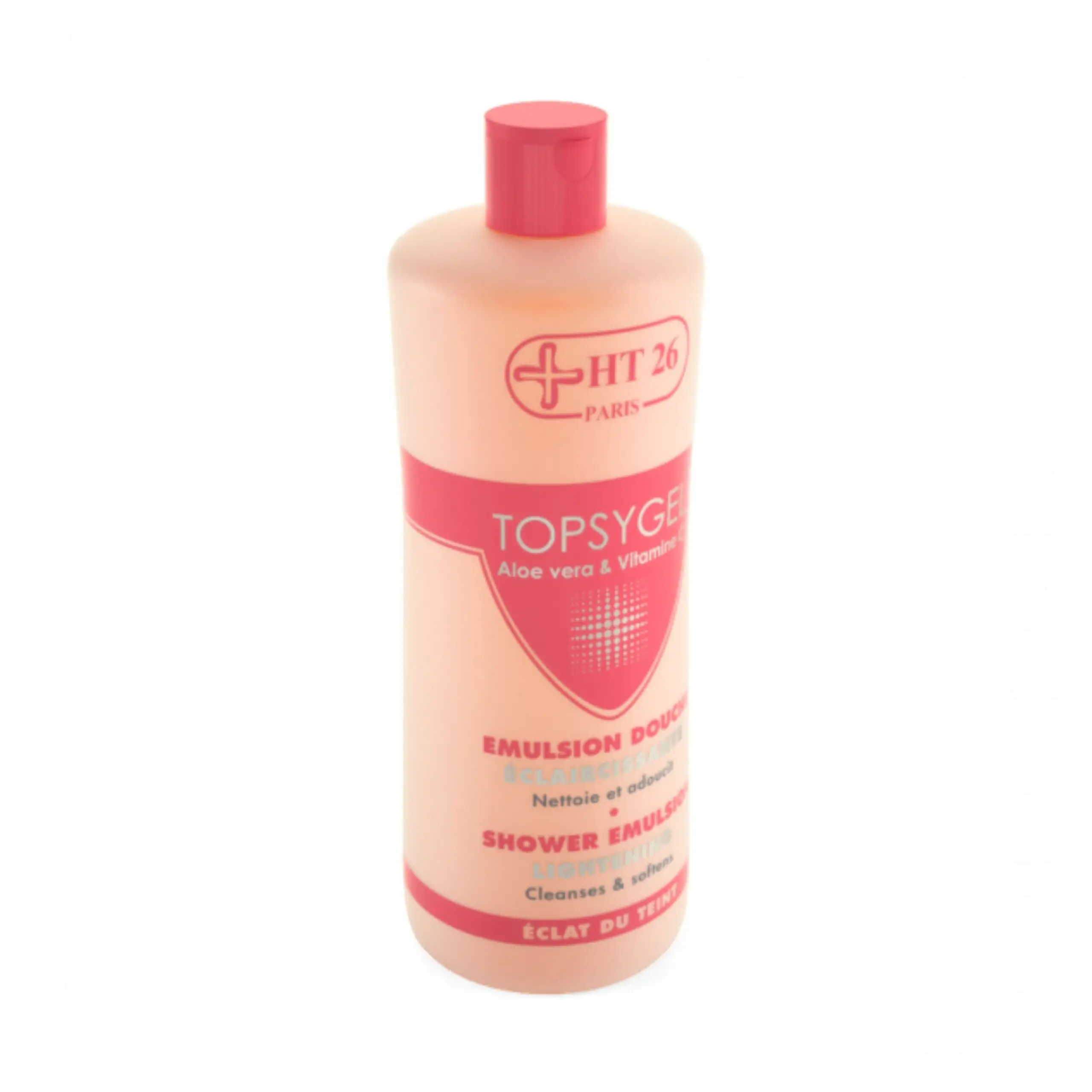 HT26 Topsygel Emulsion Douche Éclaircissante 1000ml. Boutique de cosmétiques au Sénégal