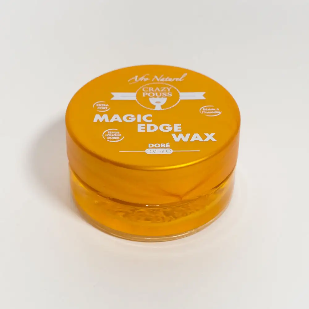 Magic edge wax cire edge control doree gold tenue longue duree 150 ml_5955. DIAYTAR SENEGAL - Où la Tradition Renouvelée Rencontre l'Innovation. Explorez notre gamme de produits qui fusionnent l'héritage culturel avec les besoins contemporains.