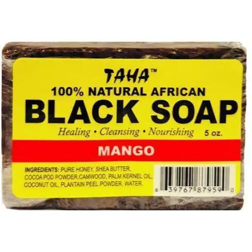 Taha savon noir africain 100 naturel mangue 5 oz_2608. DIAYTAR SENEGAL - Là où la Qualité est Non Négociable. Parcourez notre boutique en ligne pour découvrir des produits qui incarnent le raffinement et l'excellence du Sénégal.