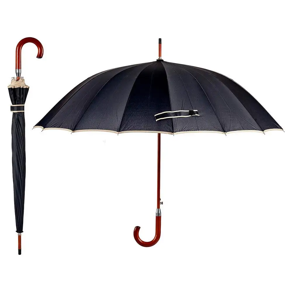 Parapluie en tissu metal noir 110 x 110 x 95 cm_6687. Bienvenue chez DIAYTAR SENEGAL - Où le Shopping Devient un Plaisir. Découvrez notre boutique en ligne et trouvez des trésors qui égaieront chaque jour de votre vie.