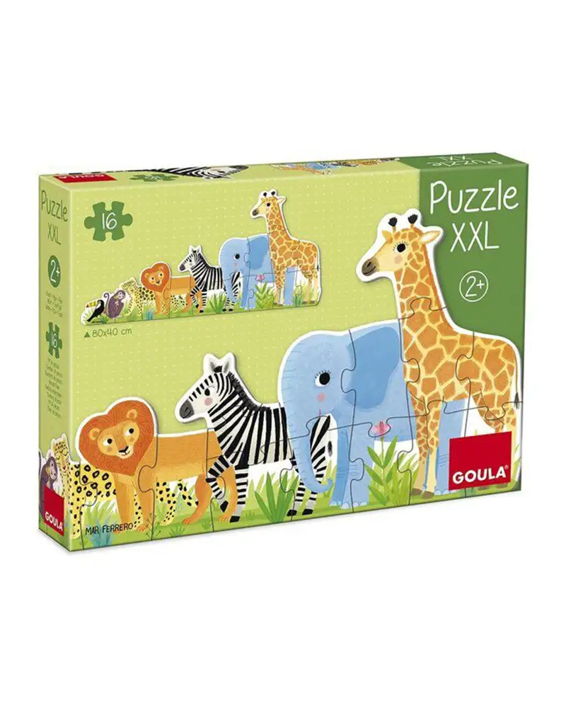 Puzzle xxl jungle 16 pieces goula_7812. DIAYTAR SENEGAL - Votre Marché Virtuel au Sénégal. Parcourez notre boutique en ligne pour trouver des trésors cachés, des articles indispensables du quotidien aux joyaux artistiques.