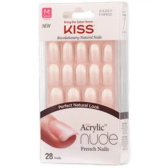 Kiss salon acrylique french nude nails kan02_1531. DIAYTAR SENEGAL - L'Art de Vivre le Shopping Inspiré. Parcourez notre catalogue et choisissez des produits qui reflètent votre passion pour la beauté et l'authenticité.
