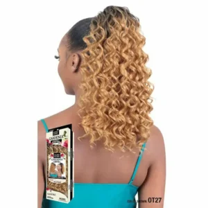 Modèle Modèle Gardenia Mastermix Drawstring Ponytail - Deep Curl 16". Boutique de cosmétiques au Sénégal