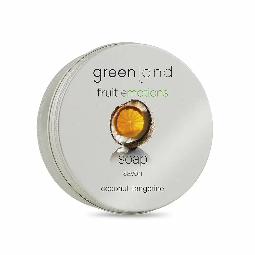 Savon gateau groenland fruit emotions coco mandarine 100 ml_2087. DIAYTAR SENEGAL - L'Art de Vivre en Couleurs. Découvrez notre boutique en ligne et trouvez des produits qui ajoutent une palette vibrante à votre quotidien.