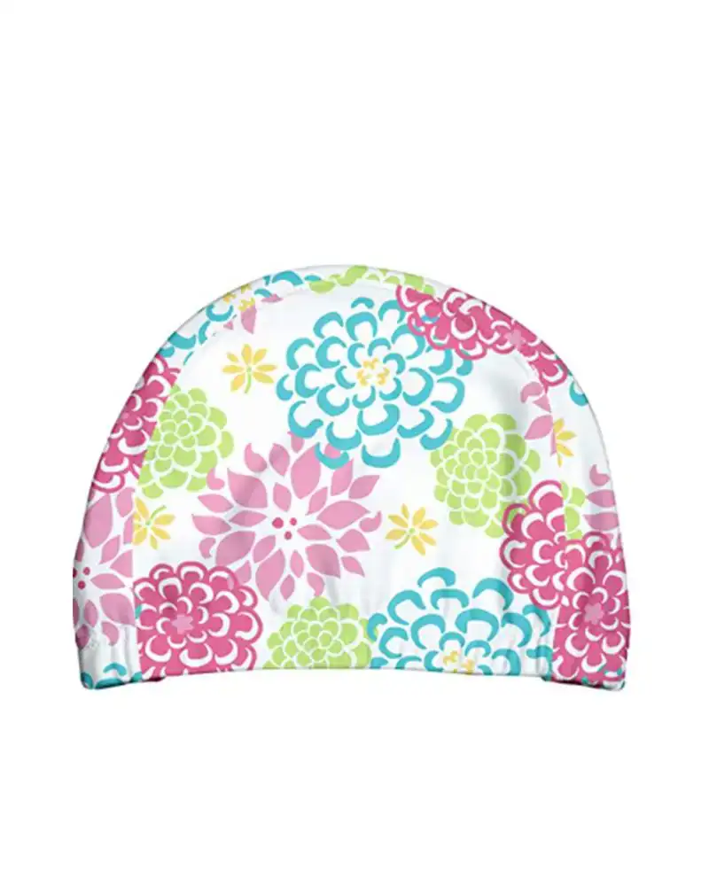 Bonnet de bain et de soleil fleurs 2 4 ans_6920. Entrez dans l'Univers de DIAYTAR SENEGAL - Où Chaque Produit a sa Place. Explorez nos rayons virtuels et choisissez des articles qui s'intègrent parfaitement à votre style de vie.