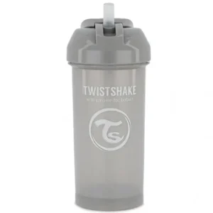 gourde à paille twistshake - gris - default title. Boutique de cosmétiques au Sénégal