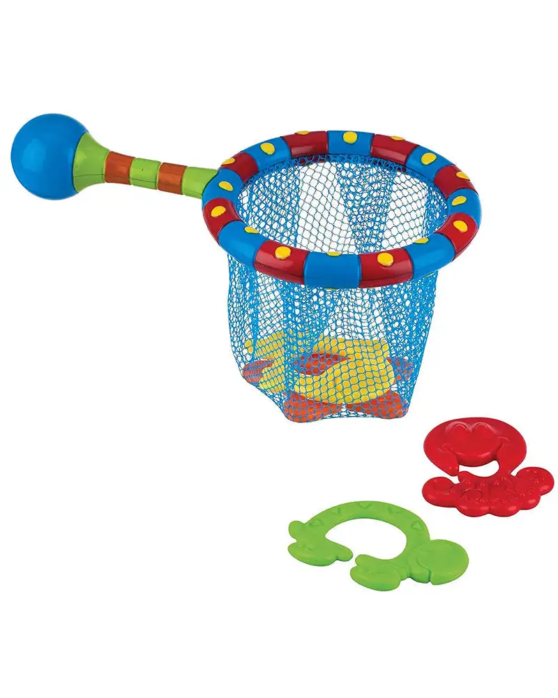 Nuby jouet de bain filet de peche avec 4 jouets 18m_3009. DIAYTAR SENEGAL - Votre Paradis Shopping au Cœur du Sénégal. Explorez notre boutique en ligne et découvrez des produits conçus pour enchanter chaque aspect de votre vie.