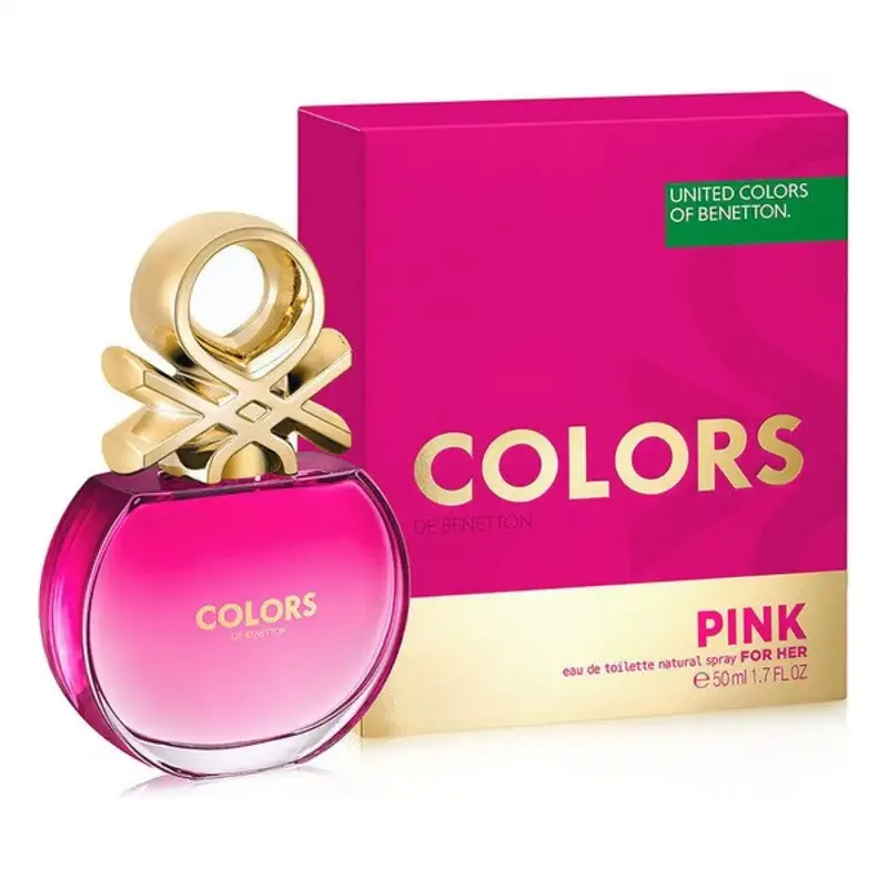 Parfum femme colors pink benetton edt 50 ml 50 ml_6255. DIAYTAR SENEGAL - L'Artisanat à Portée de Clic. Découvrez notre boutique en ligne pour trouver des produits uniques qui célèbrent la créativité et l'artisanat sénégalais.