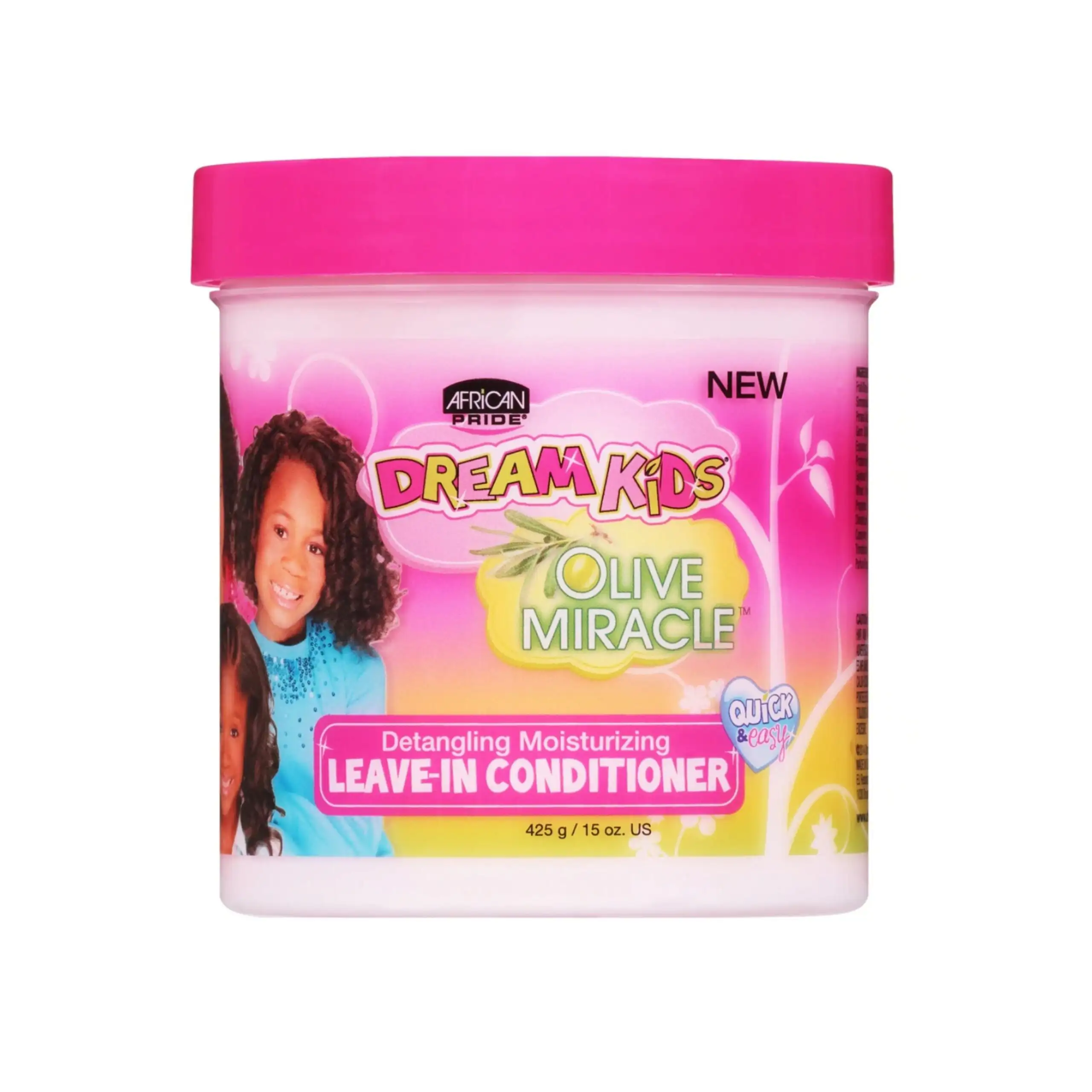 African pride dream kids olive miracle detangling moisturizing leave in conditioner 425 g_9205. Entrez dans l'Univers de DIAYTAR SENEGAL - Où Chaque Produit a son Histoire. Explorez notre catalogue et découvrez des trésors qui racontent la riche culture du Sénégal.