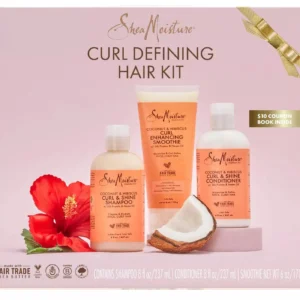 Kit de définition de boucles SheaMoisture - 3 pièces. Boutique de cosmétiques au Sénégal