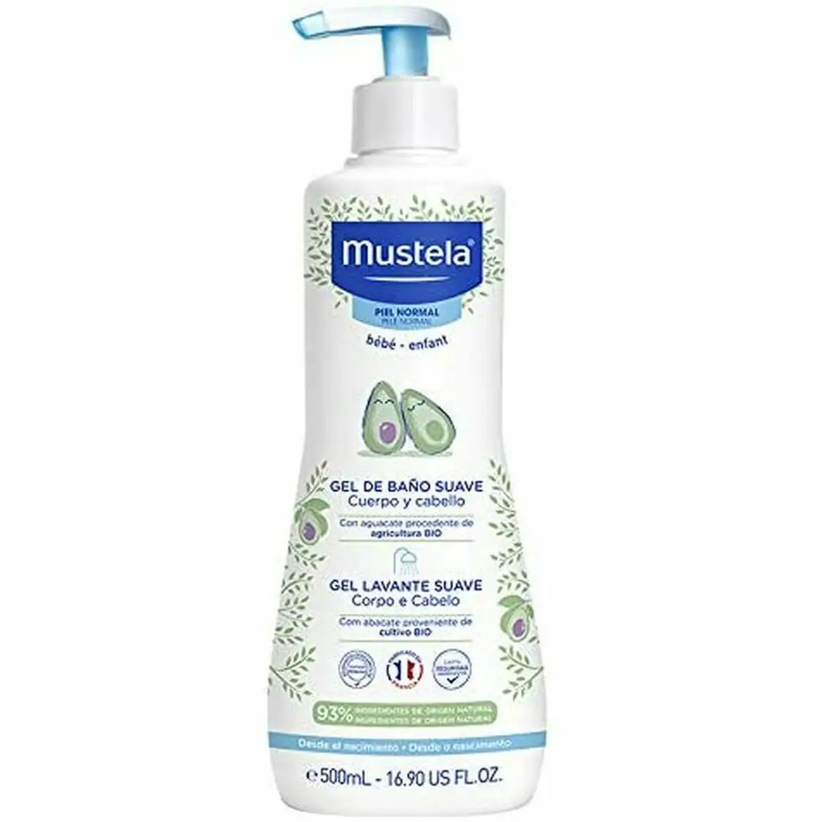 Gel pour enfant mustela 500 ml_8430. DIAYTAR SENEGAL - Votre Destination pour un Shopping Éclairé. Parcourez notre boutique en ligne pour découvrir des produits de qualité qui embelliront votre quotidien.
