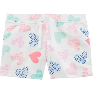 heart pull-on french terry shorts - 3a. Boutique de cosmétiques au Sénégal