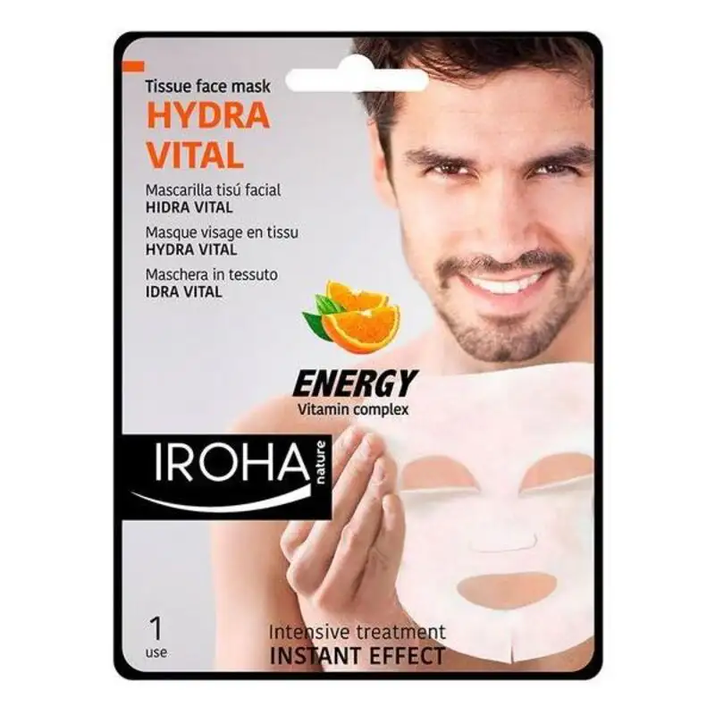 Masque hydratant homme tissu iroha_9131. DIAYTAR SENEGAL - Votre Passage vers l'Éclat et la Beauté. Explorez notre boutique en ligne et trouvez des produits qui subliment votre apparence et votre espace.