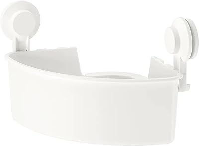 Étagère d'angle ikea asia teskin avec base à ventouse blanc. DIAYTAR SENEGAL  - La destination en ligne pour les chasseurs de bonnes affaires ! Parcourez notre sélection incroyable de produits discount, comprenant tout, des appareils ménagers aux gadgets dernier cri. Faites des économies sans sacrifier la qualité avec DIAYTAR SENEGAL .