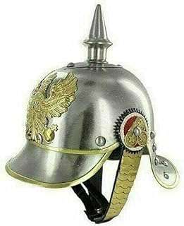 Casque en laiton et acier pickelhaube armure médiévale allemande. Ne ratez pas les bonnes affaires chez DIAYTAR SENEGAL, votre boutique en ligne discount pour tous vos besoins. Explorez notre gamme complète de produits pour la maison, l'électroménager, l'informatique, la mode et les gadgets, et profitez des meilleurs prix du marché sans compromis sur la qualité.