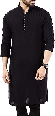 Vinahi kurta indien noir 100 % pur coton pour homme pour fête de mariage. DIAYTAR SENEGAL, votre destination shopping en ligne inégalée. Avec une variété étendue de produits discount pour la maison, l'électroménager, l'informatique, la mode et les gadgets, vous pouvez vous attendre à des offres exceptionnelles et à des économies considérables, tout en bénéficiant d'une expérience de shopping pratique et personnalisée.