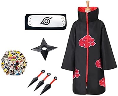Costume anime naruto avec 62 autocollants akatsuki itachi kunai ninja cape. DIAYTAR SENEGAL  - Votre source en ligne pour des produits discount de qualité. Explorez notre boutique en ligne et découvrez une large variété de produits, du petit électroménager aux gadgets les plus en vogue. Profitez de nos prix cassés et trouvez les meilleurs deals pour vos besoins quotidiens.