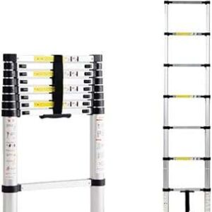 Échelle télescopique de grande longueur (26 m) droite pliante multifonctionnelle en aluminium. DIAYTAR SENEGAL, votre destination shopping idéale pour des produits discount de qualité. Explorez notre catalogue en ligne et trouvez tout ce dont vous avez besoin pour votre maison, de l'électroménager à la mode en passant par les gadgets innovants. Grâce à nos prix avantageux, économisez sans compromis sur la satisfaction de vos achats.