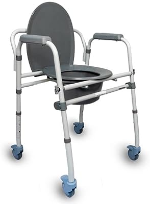 Chaise d'aisance rehamo walker avec roulettes personnes âgées chaise de  toilette pour handicapées et handicapées - DIAYTAR SÉNÉGAL