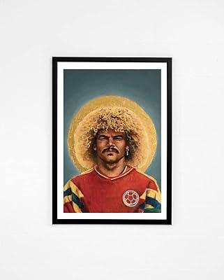 Boomah accessories carlos valderrama colombie affiche d'art avec cadre 30x40 multicolore. DIAYTAR SENEGAL  - La solution idéale pour les chasseurs de bonnes affaires en ligne. Trouvez des produits discount de haute qualité dans toutes les catégories, y compris la mode, l'électronique, l'ameublement et bien plus encore. Économisez sans compromis sur la qualité !