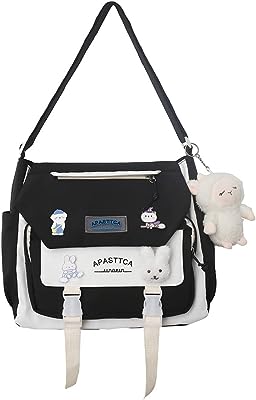 Magnifique sac messager avec pendentif en peluche et à bandoulière épingles kawaii pour femme. DIAYTAR SENEGAL, votre solution idéale pour acheter en ligne tous les articles dont vous avez besoin. Parcourez notre vaste sélection de produits discount allant de l'électroménager à l'informatique, en passant par la mode et les gadgets, et économisez sur chaque achat. Faites-vous plaisir sans vous ruiner avec DIAYTAR SENEGAL .