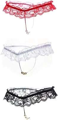 Lot de 3 culottes sexy en dentelle avec string et perles pour femme. Vous cherchez des produits de qualité à petit prix ? Ne cherchez plus ! DIAYTAR SENEGAL  est votre destination en ligne pour tous vos besoins discount. Explorez notre sélection variée, allant de la maison à l'électroménager, de l'informatique à la mode et aux gadgets, et découvrez des offres exceptionnelles qui correspondent à votre budget. Faites des économies sans compromettre la qualité avec DIAYTAR SENEGAL .