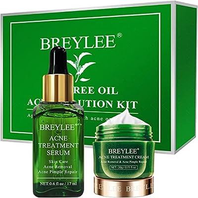 Kit de solutions contre l'acné à l'arbre thé sérum de traitement de l'acné crème pour le visage. DIAYTAR SENEGAL  vous offre un large éventail de produits discount adaptés à tous les budgets. Faites des bonnes affaires sur une sélection d'articles pour la maison, l'électroménager, l'informatique, la mode et les gadgets. Profitez de nos prix cassés et découvrez une nouvelle façon de faire des économies sans sacrifier la qualité !