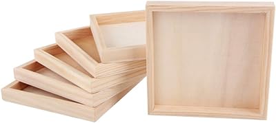 Plateau de service en bois inachevé psyportable puzzle carré de 6 pièces. DIAYTAR SENEGAL  - votre guichet unique pour des produits discount dans tous les domaines. Redécorez votre maison, améliorez votre cuisine, restez à la pointe de la mode et profitez des derniers gadgets, le tout à des prix exceptionnels. Dites adieu aux achats coûteux et bienvenue aux bonnes affaires !