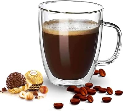 Tasses à café en verre avec poignées tasse double paroi de 350 ml pour latte. Faites des économies intelligentes avec DIAYTAR SENEGAL  ! Découvrez notre assortiment discount de produits pour la maison, l'électroménager, l'informatique, la mode et les gadgets. Profitez de prix réduits sans compromis sur la qualité, et offrez-vous tout ce dont vous avez besoin à petit prix.