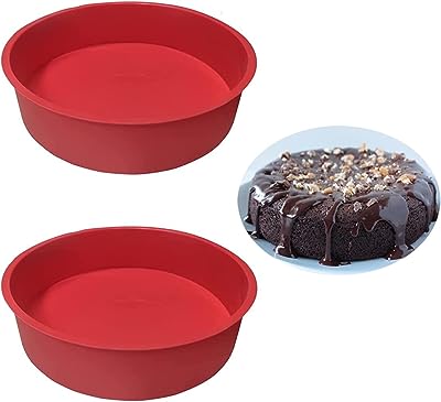 2 pièces moules à gâteau en silicone de 8 pouces moule. DIAYTAR SENEGAL  - votre guichet unique pour des produits discount dans tous les domaines. Redécorez votre maison, améliorez votre cuisine, restez à la pointe de la mode et profitez des derniers gadgets, le tout à des prix exceptionnels. Dites adieu aux achats coûteux et bienvenue aux bonnes affaires !