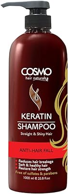 Cosmo hair naturals shampooing à la kératine 1000 ml anti chute de cheveux adoucit et. DIAYTAR SENEGAL  - Votre adresse en ligne pour des offres discount irrésistibles. Trouvez tout ce dont vous avez besoin, du mobilier aux appareils électroniques en passant par les tendances de la mode, et profitez de nos prix imbattables. Réinventez votre façon de faire des achats et économisez dès maintenant !