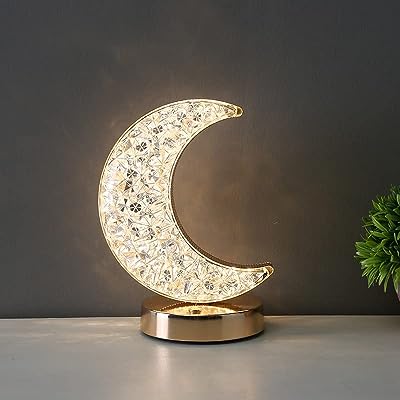 Lampe de Table Ramadan en Forme de Croissant de Lune –