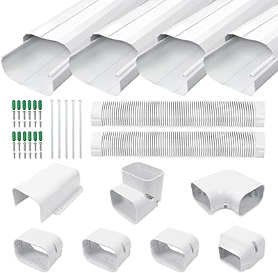 Kit de couverture de conduit décoratif en pvc de 4 pouces et 17 pieds pour mini. Faites des économies sans renoncer à vos envies chez DIAYTAR SENEGAL, la boutique en ligne incontournable pour trouver des produits discount. Explorez notre sélection dédiée à la maison, l'électroménager, l'informatique, la mode et les gadgets, et profitez de prix réduits sur tous nos articles. Ne laissez pas passer cette occasion de faire de bonnes affaires !