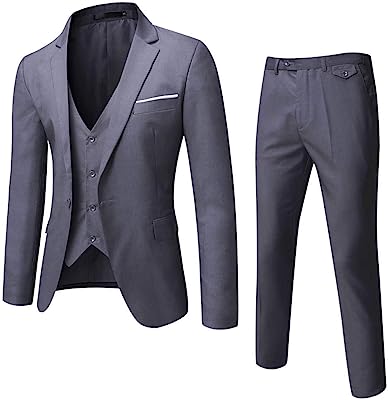 Willfull hommes coupe slim un bouton 3 pièces costumes blazers business. Faites des bonnes affaires avec DIAYTAR SENEGAL, la référence en matière de produits discount. Notre boutique en ligne propose tout, des appareils électroménagers aux gadgets dernier cri, en passant par les vêtements branchés. Profitez de nos offres exceptionnelles et économisez sur tous vos achats.