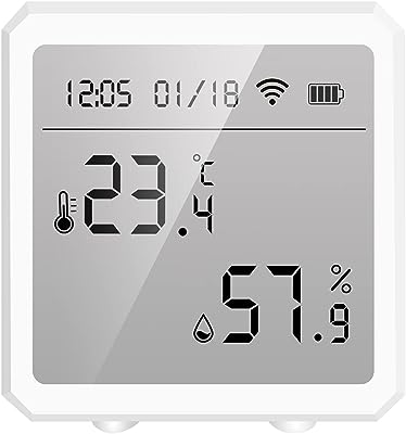 Capteur d'humidité et de température Tuya Smart WiFi avec