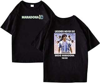 Diego armando maradona t shirt classique à manches courtes pour hommes garçons. DIAYTAR SENEGAL, votre allié pour des économies au quotidien ! Parcourez notre large catalogue en ligne et explorez notre gamme de produits discount allant de l'électroménager à l'informatique en passant par la mode. Profitez des dernières tendances à petits prix et faites de bonnes affaires sans compromis sur la qualité.