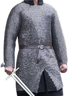 Annafi® chain mail armour 9mm flat mounted medieval rondelle sca shirt. DIAYTAR SENEGAL - Votre destination discount pour tous vos besoins. Parcourez notre collection de produits de haute qualité, allant de la maison à l'électroménager, de l'informatique à la mode, et trouvez les meilleures offres en ligne. Profitez de nos prix imbattables et faites des économies dès maintenant!