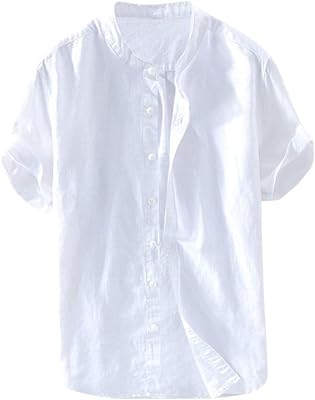 Chemise en lin et coton pour hommes unie manches courtes boutons. Faites des économies tout en faisant plaisir à toute la famille avec DIAYTAR SENEGAL . Notre boutique en ligne généraliste vous propose une variété de produits discount, de l'électroménager pratique à l'informatique de pointe, en passant par la mode tendance, afin de répondre à tous vos besoins, quel que soit votre budget.