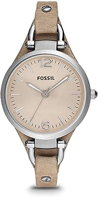 Montre fossil georgia mini avec bracelet en cuir pour femme. DIAYTAR SENEGAL  - Votre destination shopping pour des produits de haute qualité à des prix réduits. Parcourez notre site et découvrez notre vaste sélection de produits, des gadgets aux produits de beauté en passant par les articles de sport et les outils de bricolage, tous disponibles à des tarifs discount.